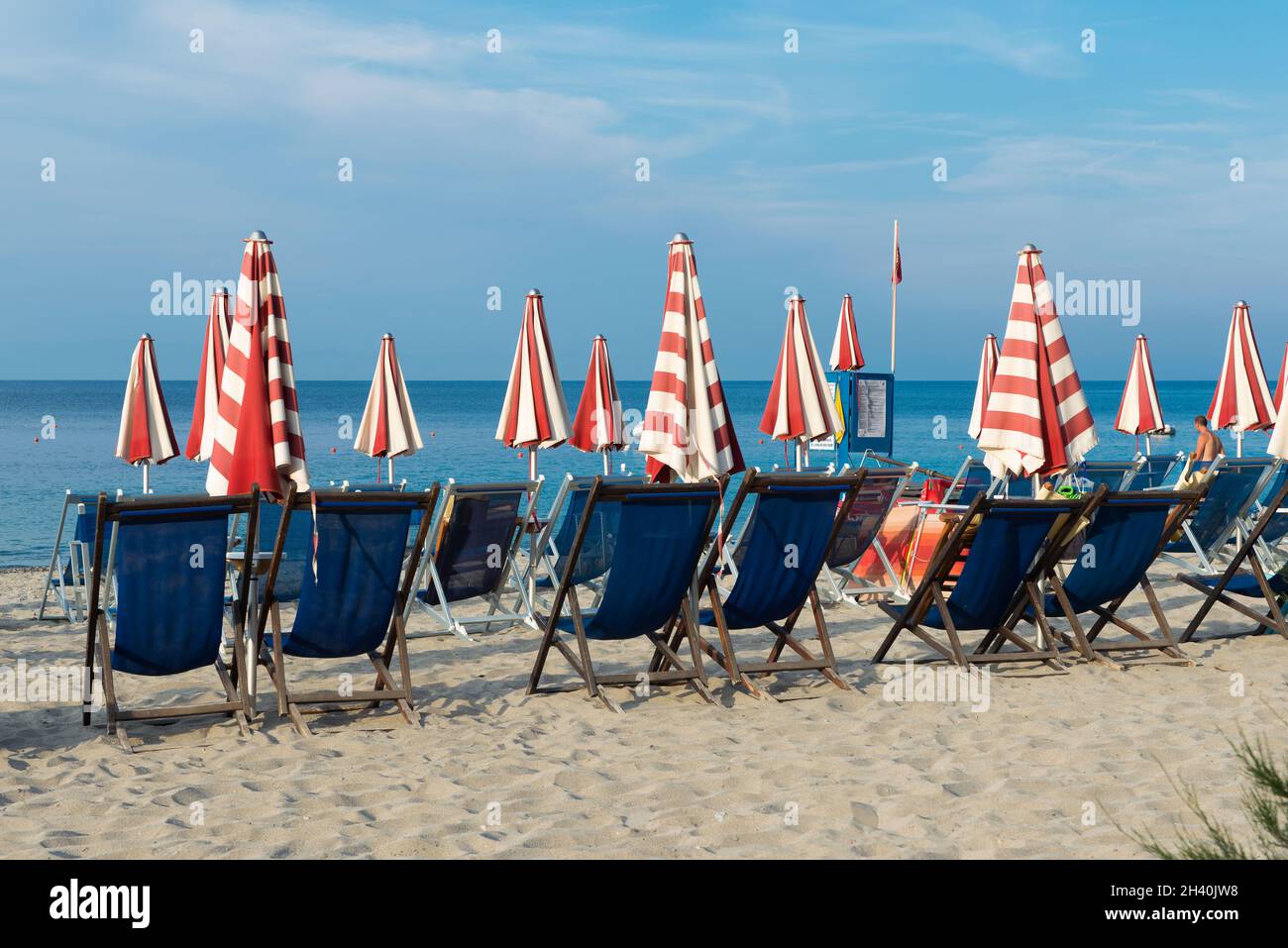 Umbrella in a Beach Resort Stock Photo Alamy