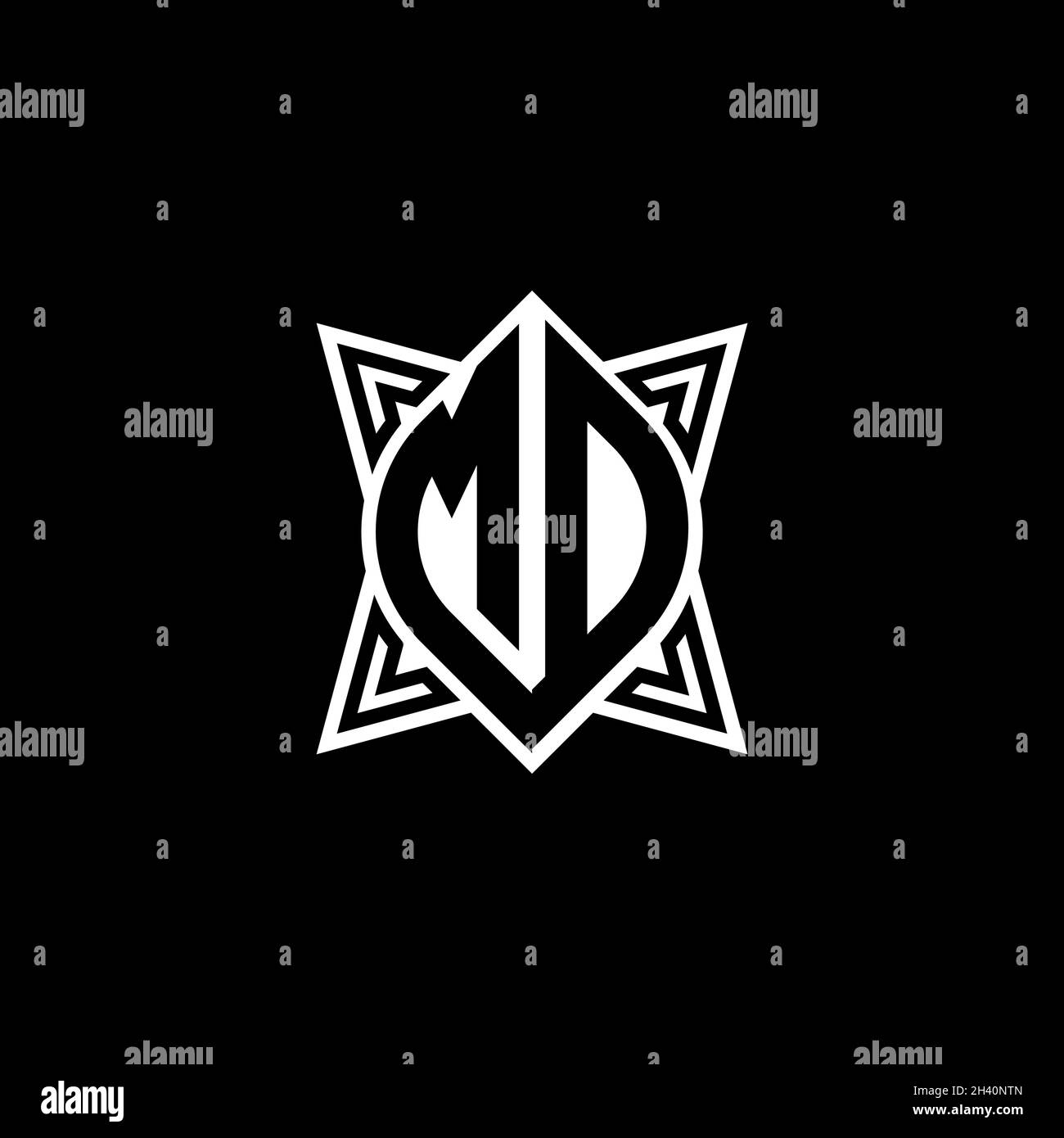 KC Monogram logo letter with polygonal geometric shape style design ...