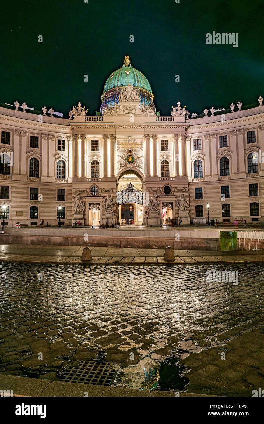 Saint Michael's wing in Vienna Stock Photo