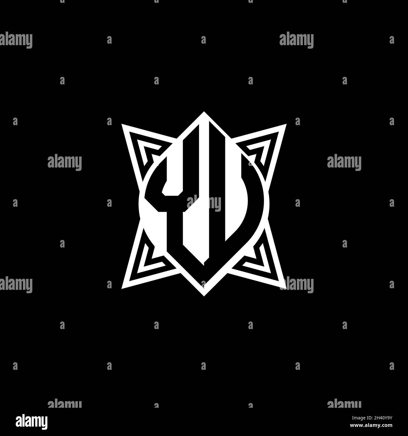 WX Monogram logo letter with polygonal geometric shape style design ...