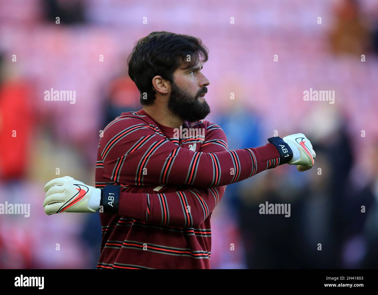 Personalised goalkeeper gloves hi-res stock photography and images - Alamy
