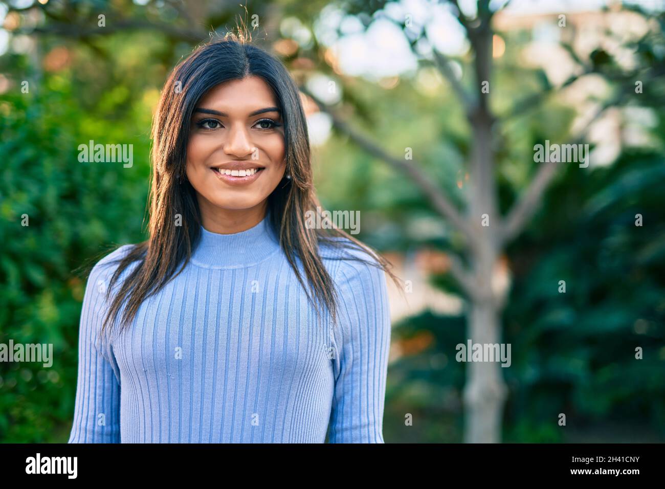 Hispanic trans woman laughing hi-res stock photography and images - Alamy