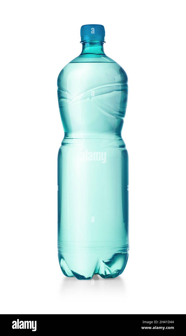 plastic water bottles isolated on white background with clipping path ...