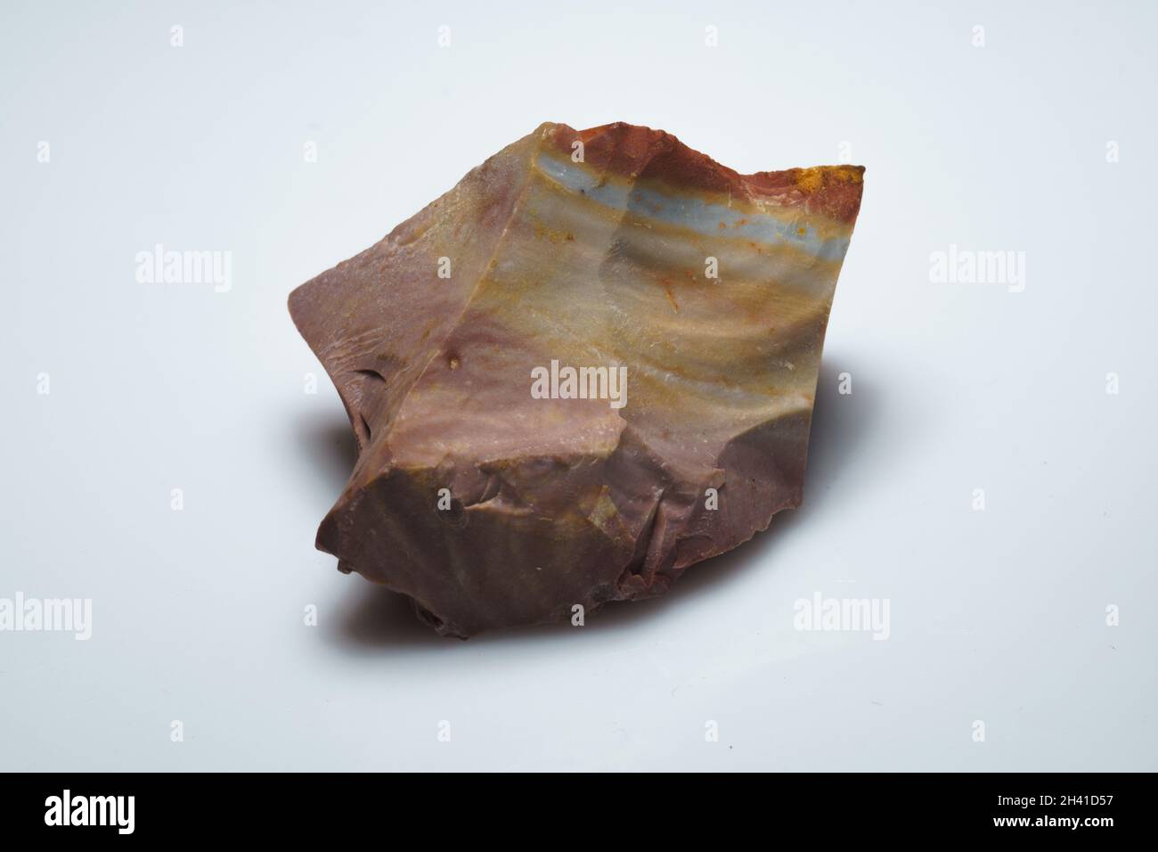 natural jasper mukaite ore on background Stock Photo