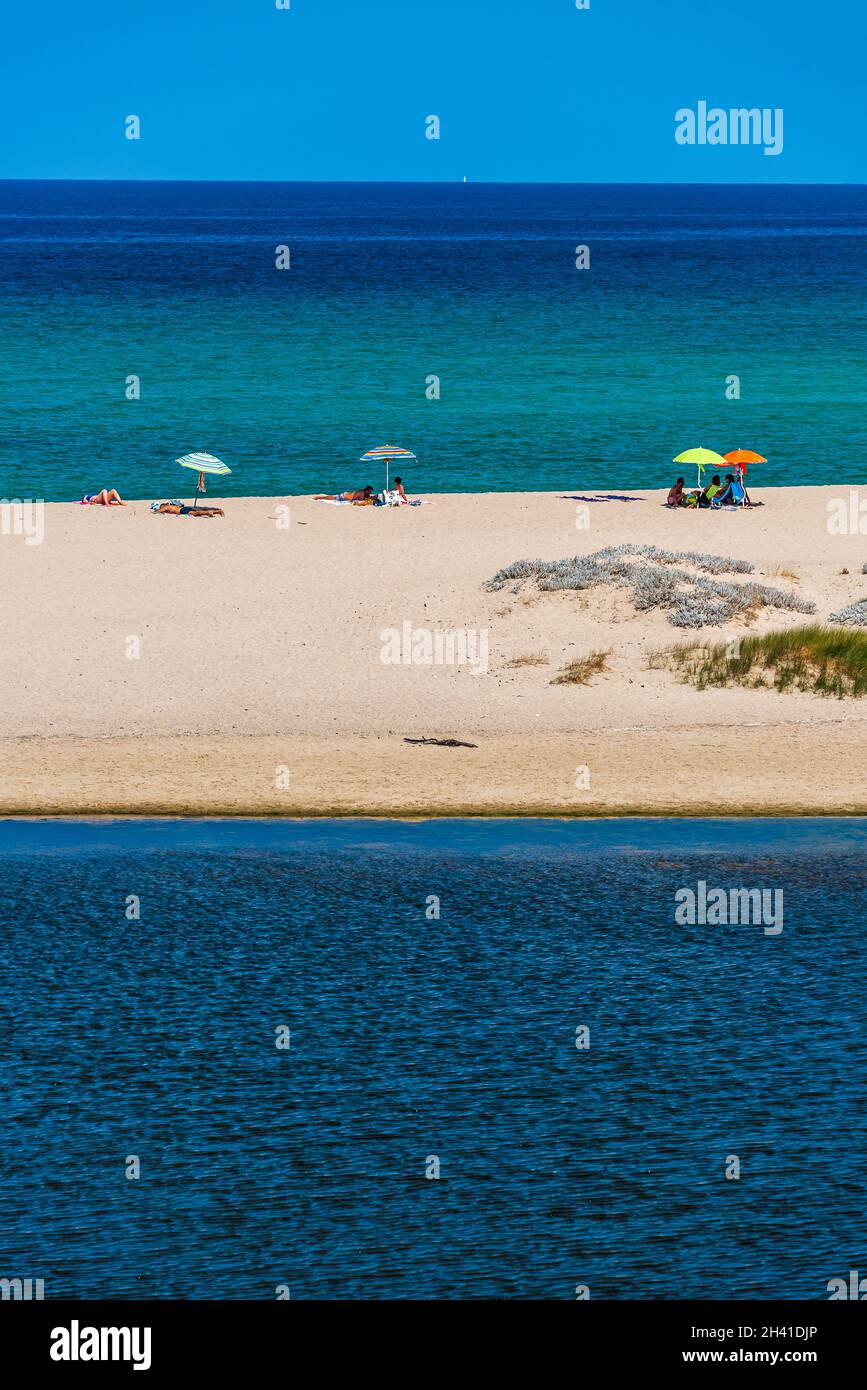 Sandy Beach in Sardinia Stock Photo Alamy