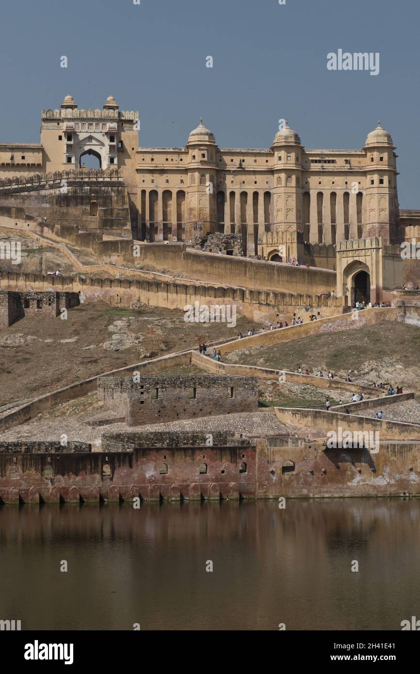Amer fort near jaipur hi-res stock photography and images - Alamy