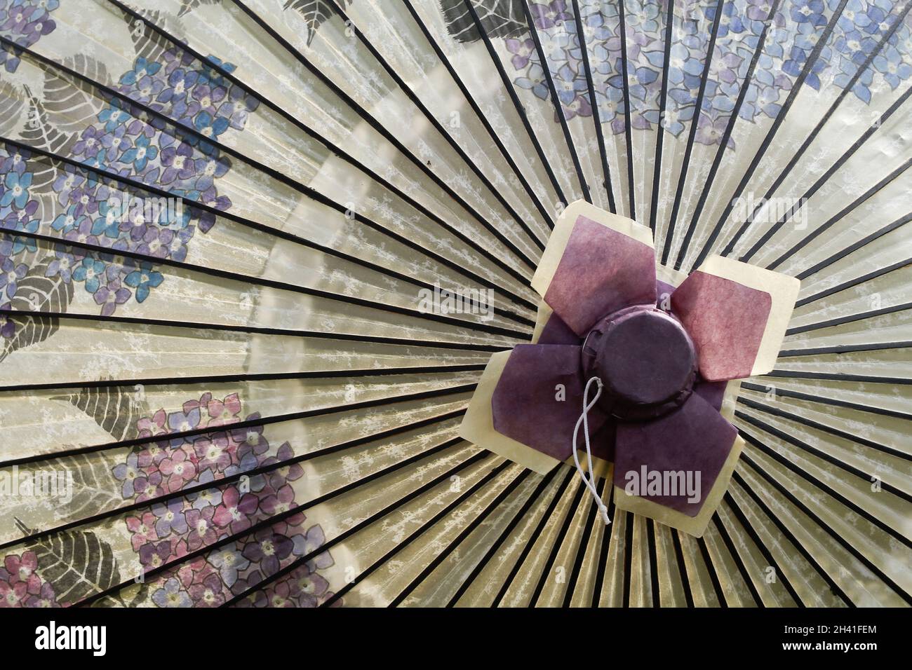 iida, nagano, japan 20213110 , Detail of an umbrella at Ajimagasa