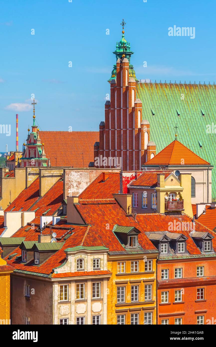 Warsaw royal castle aerial hires stock photography and images Alamy