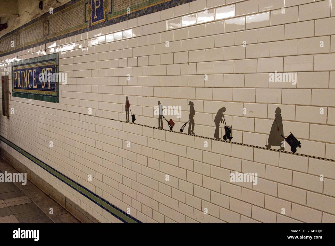 Madison Square Garden Sign In NYC Subway Station Editorial Photo