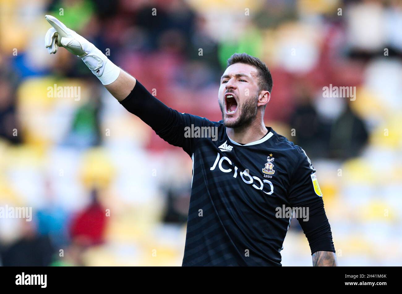Bradford City's Richard O'Donnell during the Sky Bet League Two match at Utilita Energy Stadium, Bradford. Picture date: Saturday October 30, 2021. Stock Photo