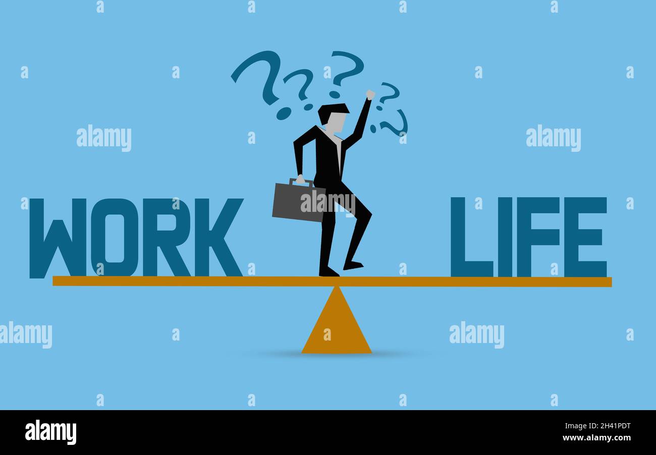 Work life balance concept Stock Photo - Alamy