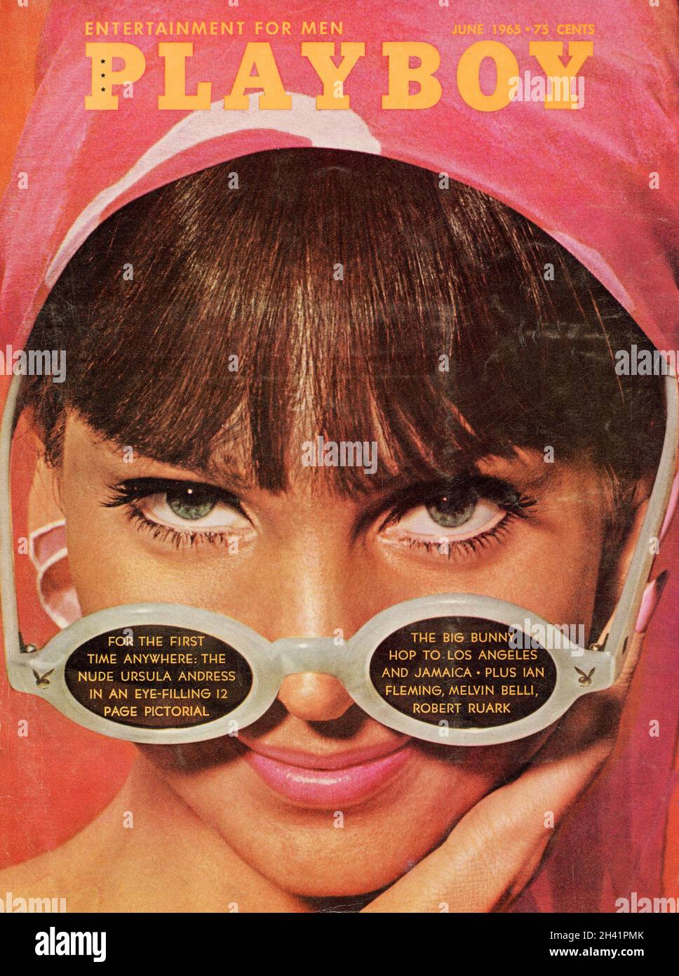 June 1965 'Playboy' Magazine cover, USA Stock Photo