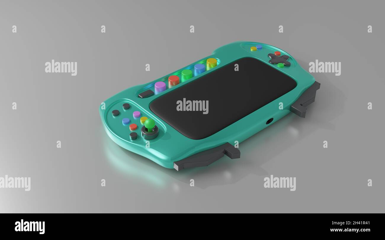 Handheld video game device Stock Photo Alamy