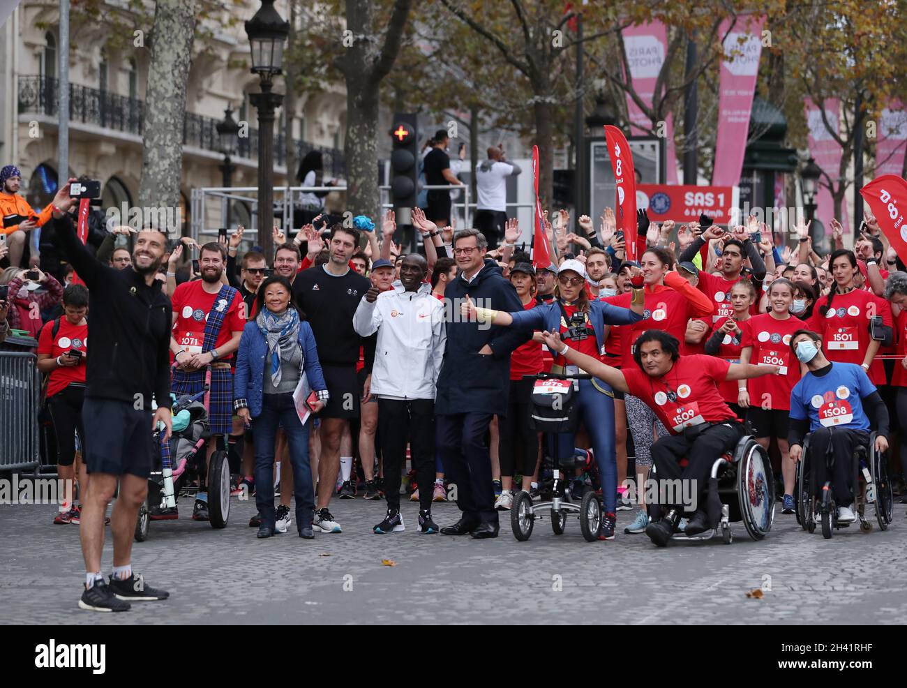  Marathon de paris 2021 hi-res stock photography and images - Alamy Illustration 