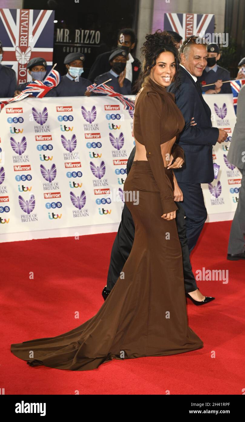 Photo Must Be Credited ©Alpha Press 079965 30/10/2021 Rochelle Wiseman Humes  The Daily Mirror Pride of Britain Awards 2021 In London in partnership with TSB will broadcast on ITV on 4th November at 8pm Stock Photo