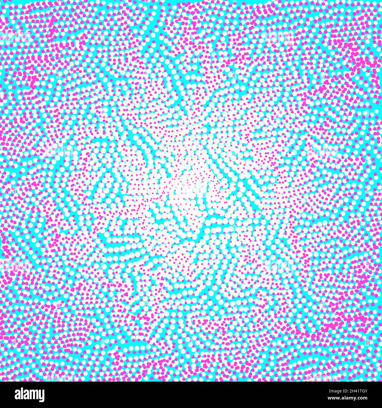 Abstract technology pattern with multiple dot particles. Crazy bright ...