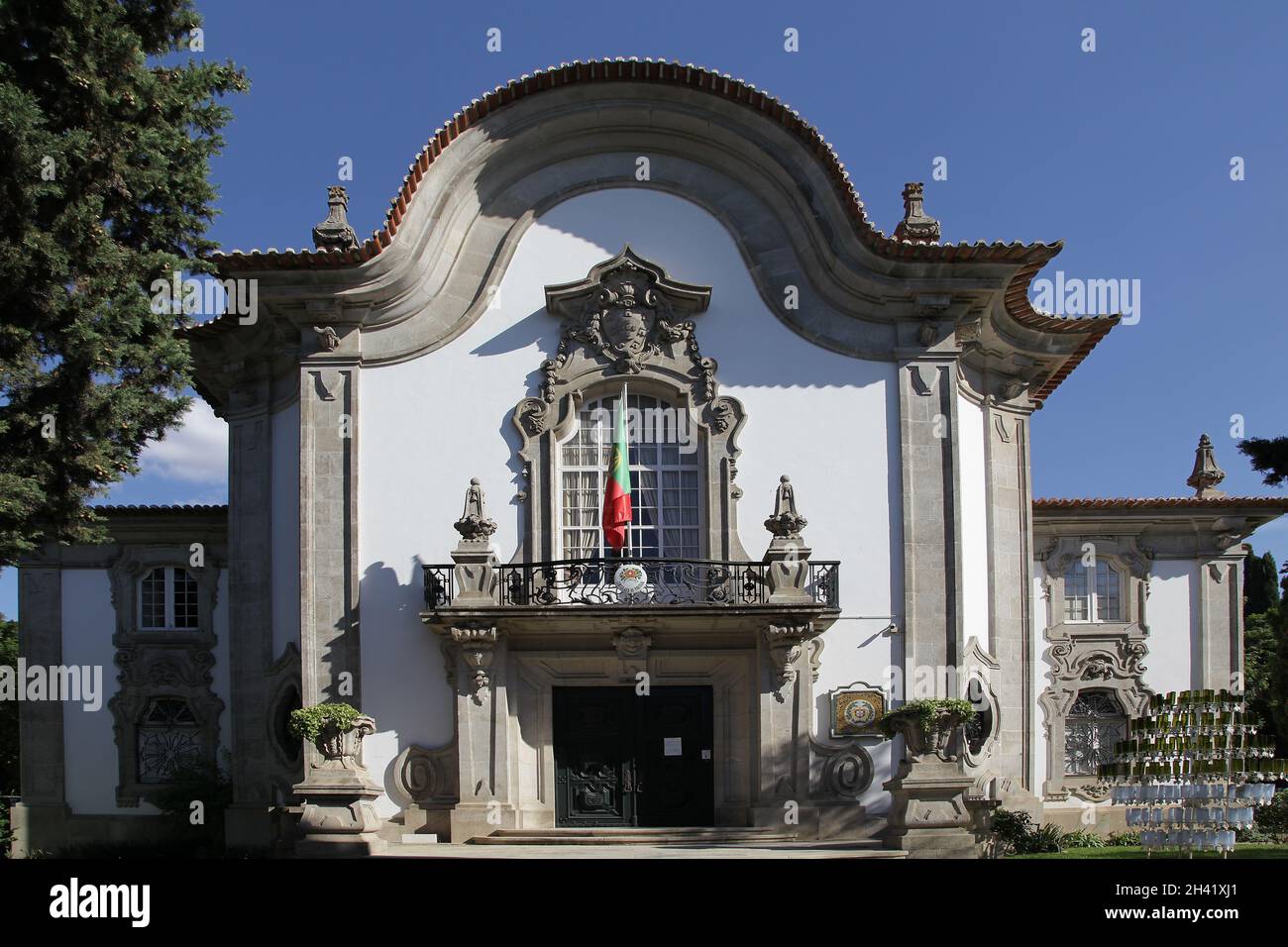 Consulate General of Portugal along the Avenida el Cid,Seville,Andalucia, Spain Stock Photo