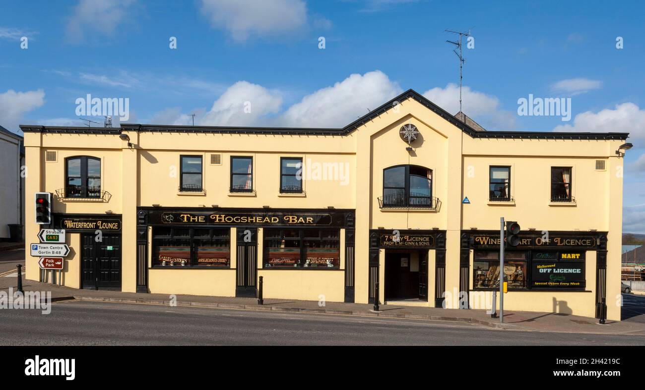 The Hogshead Bar and Restaurant, Omagh, County Down, Ireland. Stock Photo