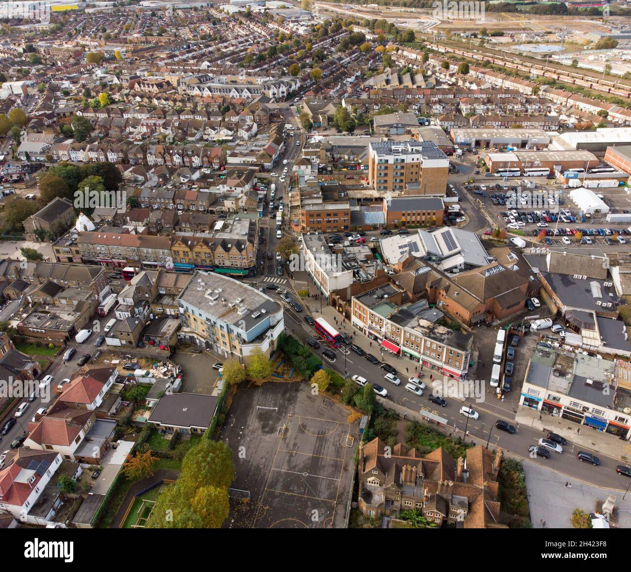 Southall town centre, Ealing, London, England Stock Photo - Alamy