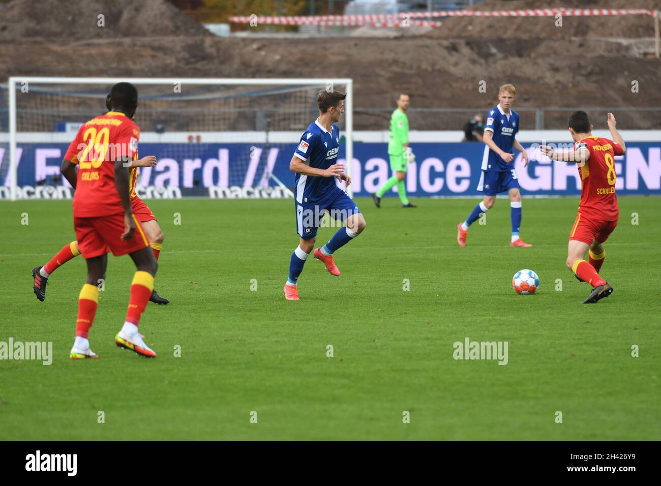 KSC second league match against SC paderborn 2:4 in Wildparkstadion Karlsruhe 31. October 2021 Karlsruher SC Stock Photo