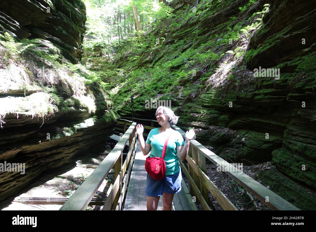 Upper river boat tour, Wisconsin Dells, Wisconsin Stock Photo Alamy