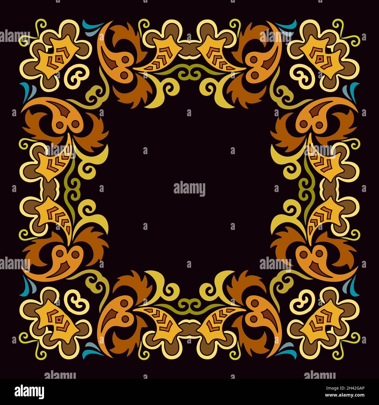 Vector abstract decorative ethnic ornamental illustration Stock Vector ...