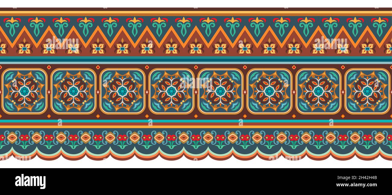 Vector abstract decorative ethnic ornamental illustration Stock Vector ...