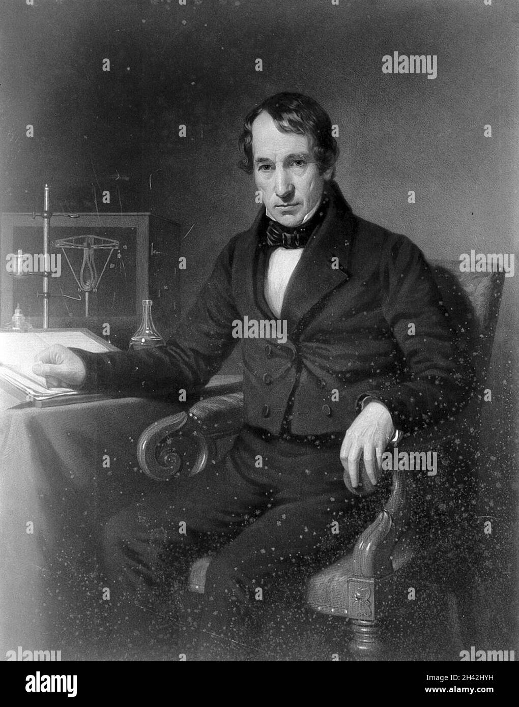 Thomas Thomson. Mezzotint by J. Faed, 1853, after J. Graham Gilbert