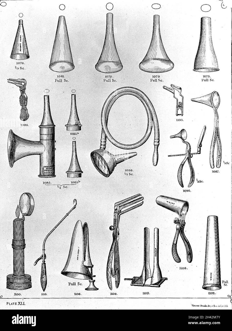 Dr Siegle's pneumatic otoscope Stock Photo Alamy