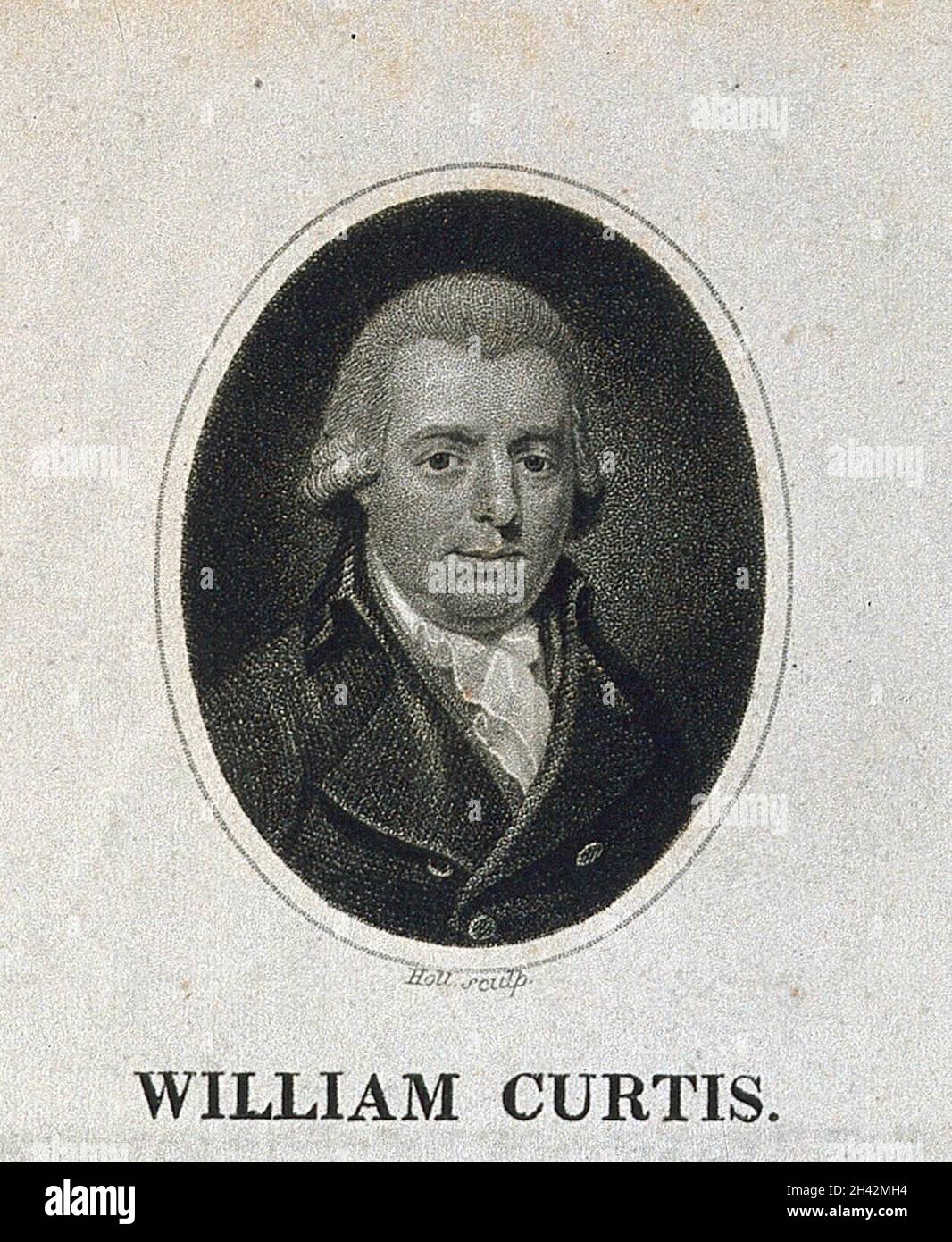 William Curtis. Stipple engraving by W. Holl. Stock Photo