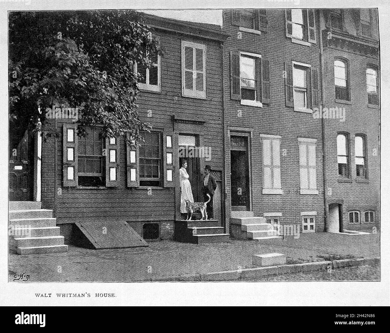 Walt Whitman's house Stock Photo Alamy