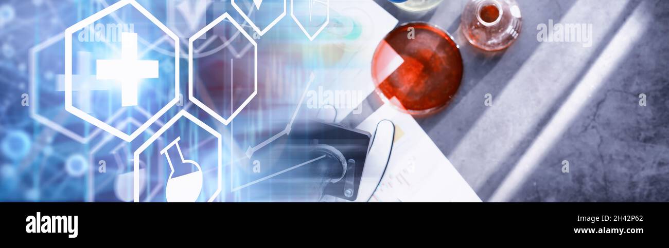 Drug Testing Microscope Laboratory research. Drug testing. Chemical experiments in the ...