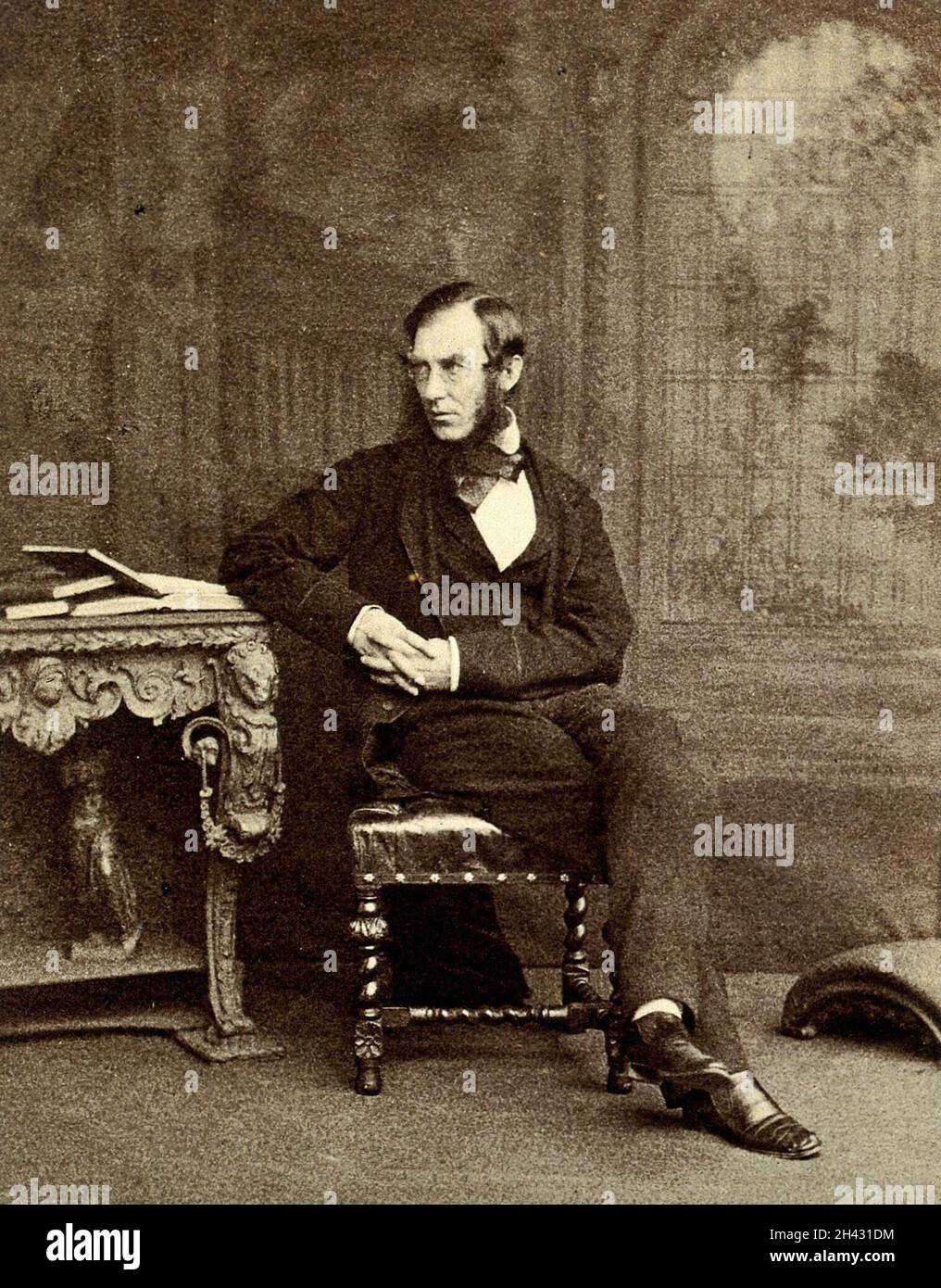 Sir Joseph Dalton Hooker. Photograph. Stock Photo