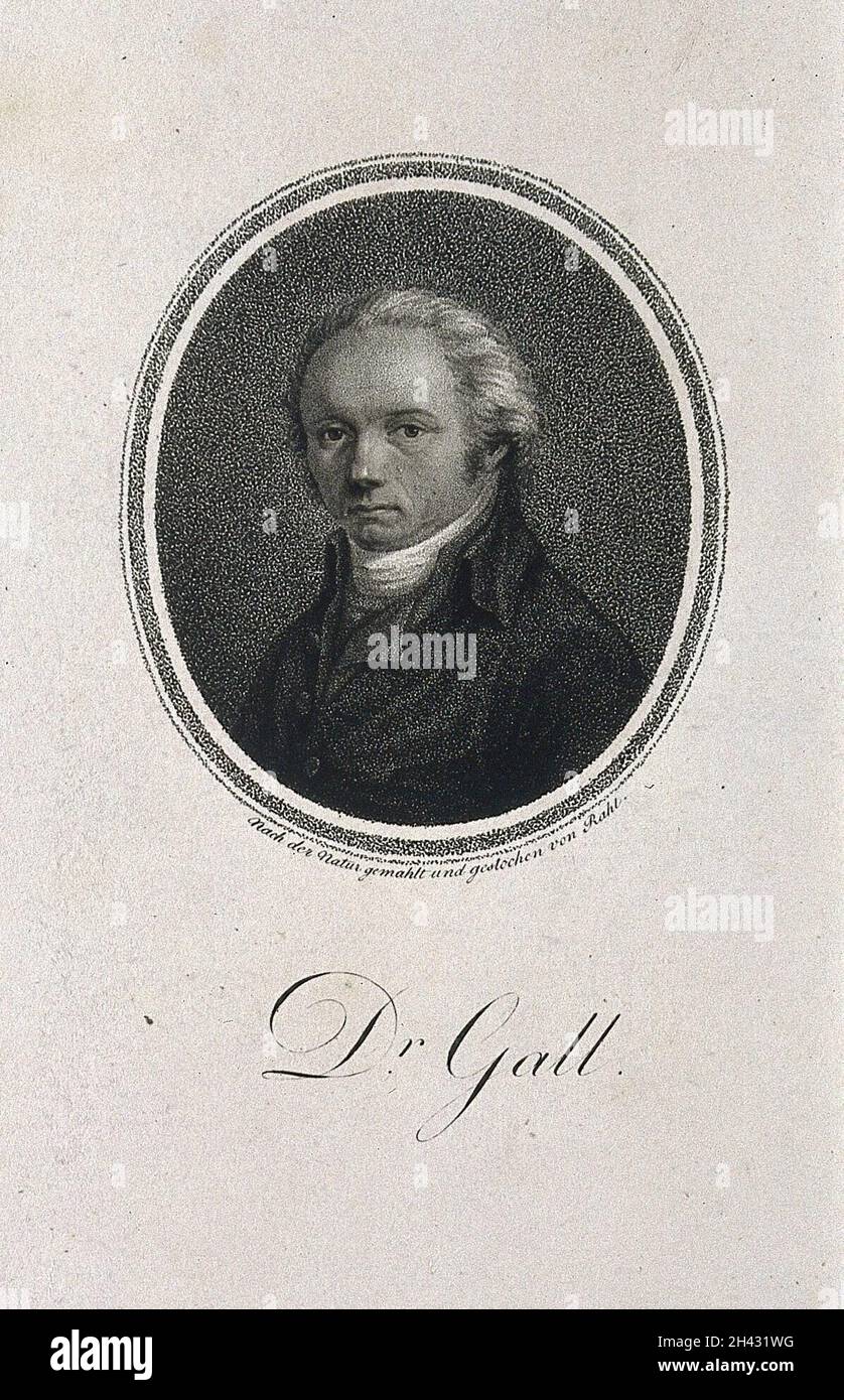 Franz Joseph Gall (1758 1828), German neuroanatomist and physiologist