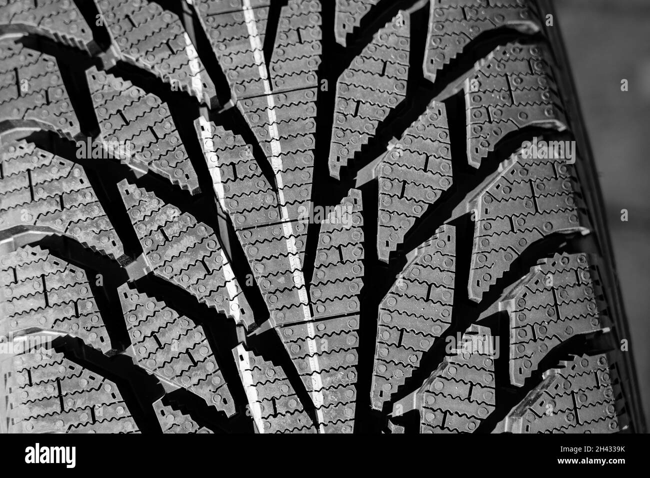 modern winter tire tread pattern for snow and ice Stock Photo Alamy