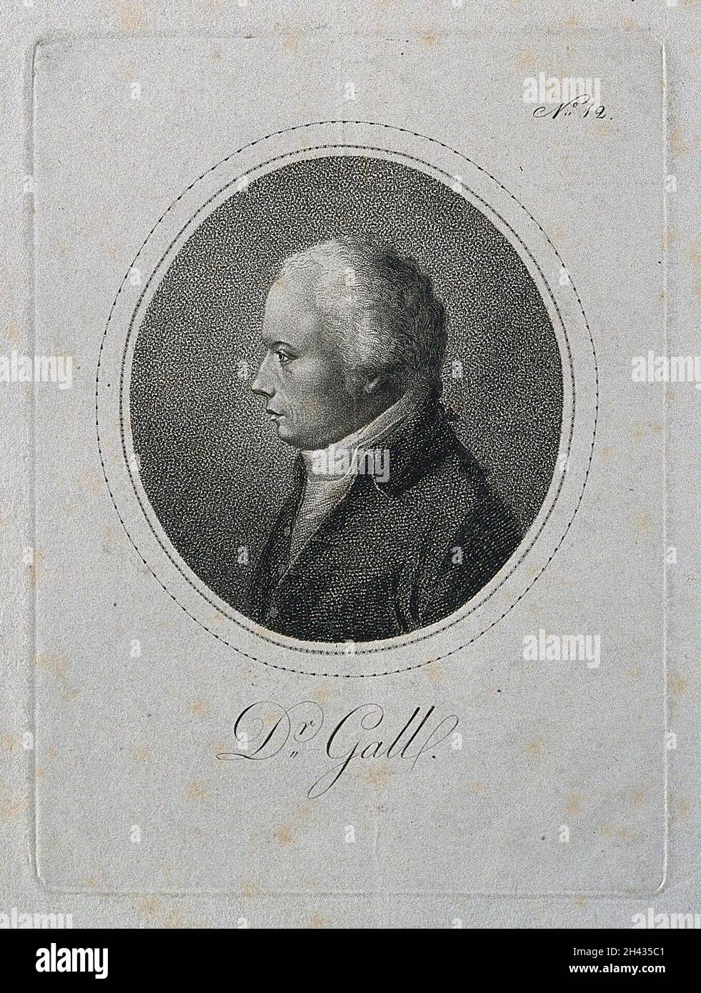 Franz Joseph Gall (1758 1828), German neuroanatomist and physiologist