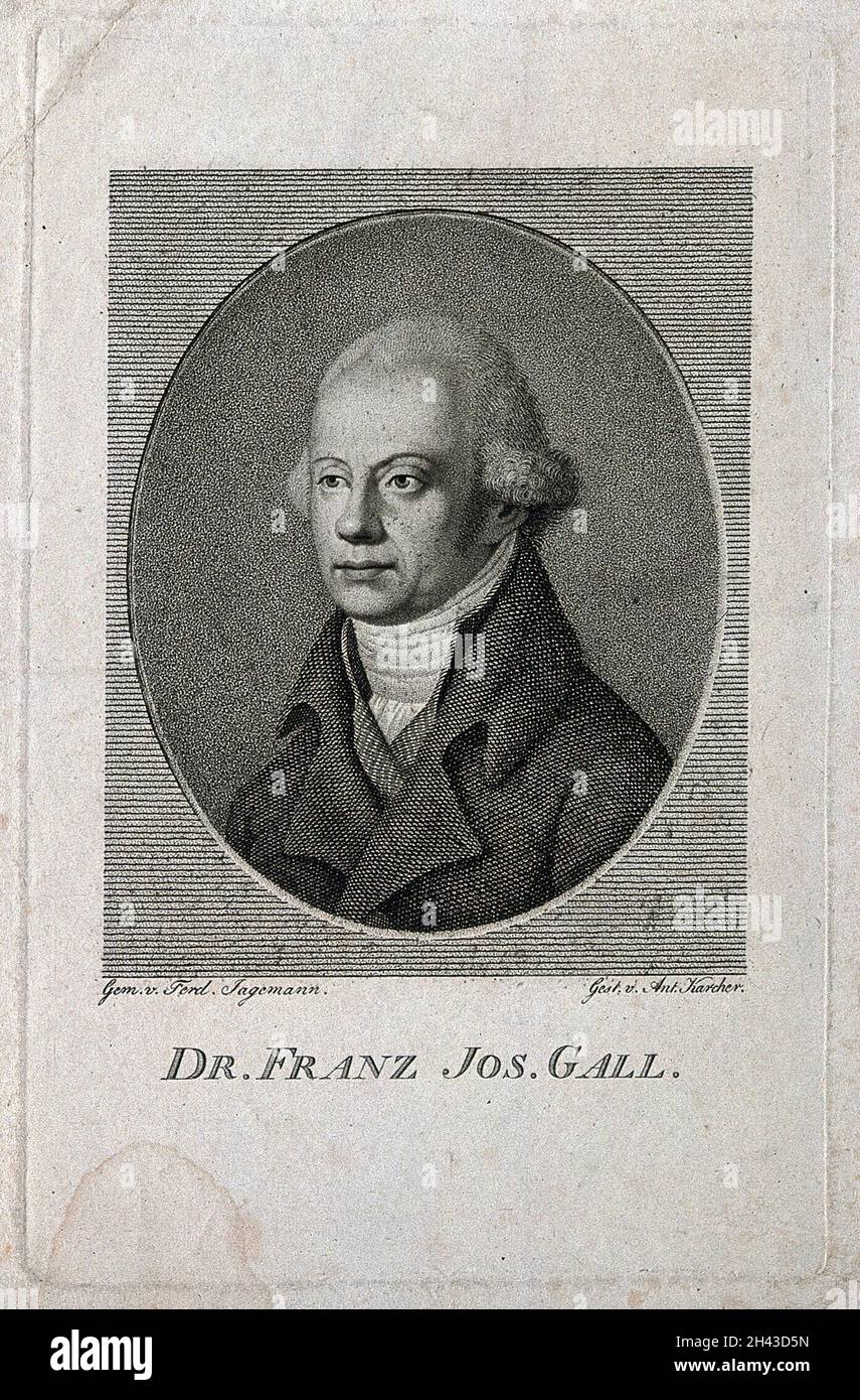 Franz Joseph Gall (1758 1828), German neuroanatomist and physiologist