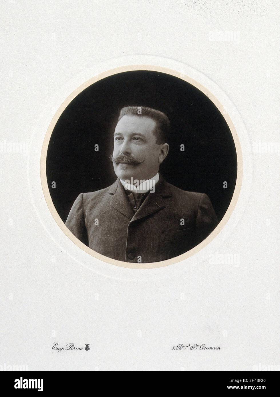 Georges Fernand Isidore Widal. Photograph by Eugène Pirou Stock Photo ...