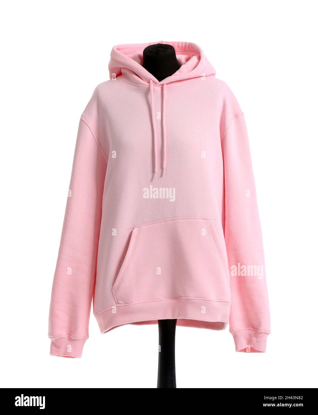 Mannequin with pink hoodie on white background Stock Photo - Alamy