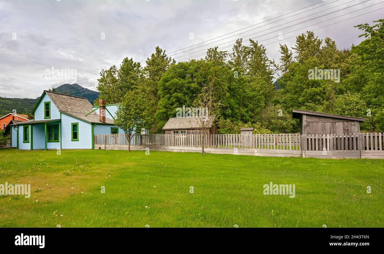 Alaska, Skagway, Klondike Gold Rush National Historical Park, J. Bernard Moore House built 1904