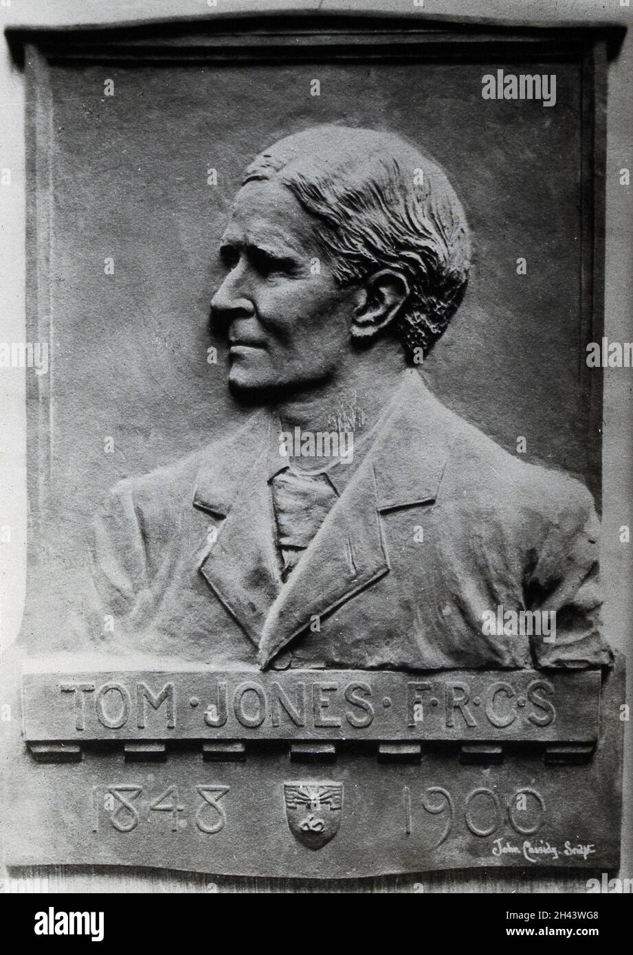 Tom Jones. Photograph after John Cassidy, 1901. Stock Photo