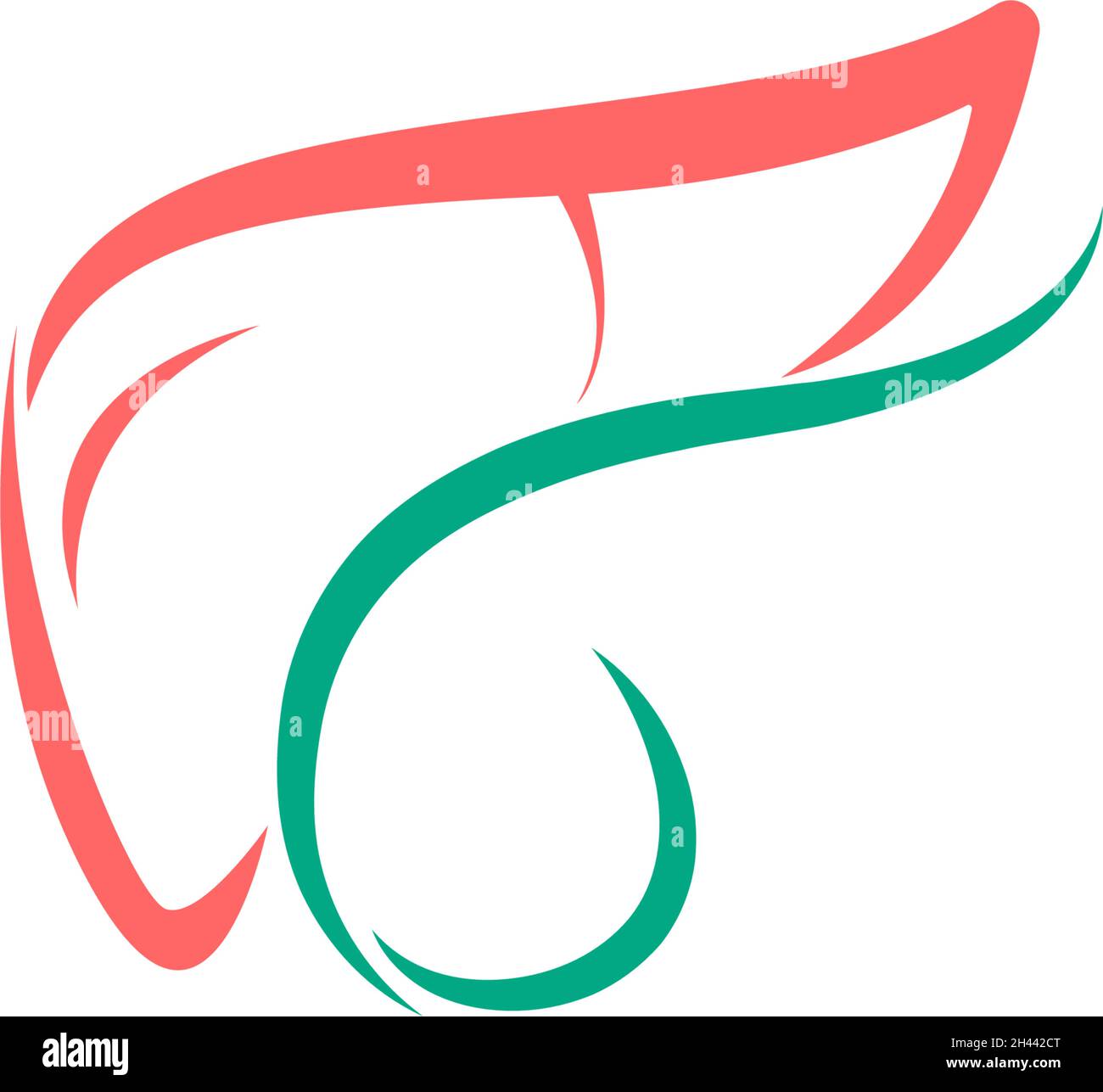 Human liver icon logo design template vector Stock Vector