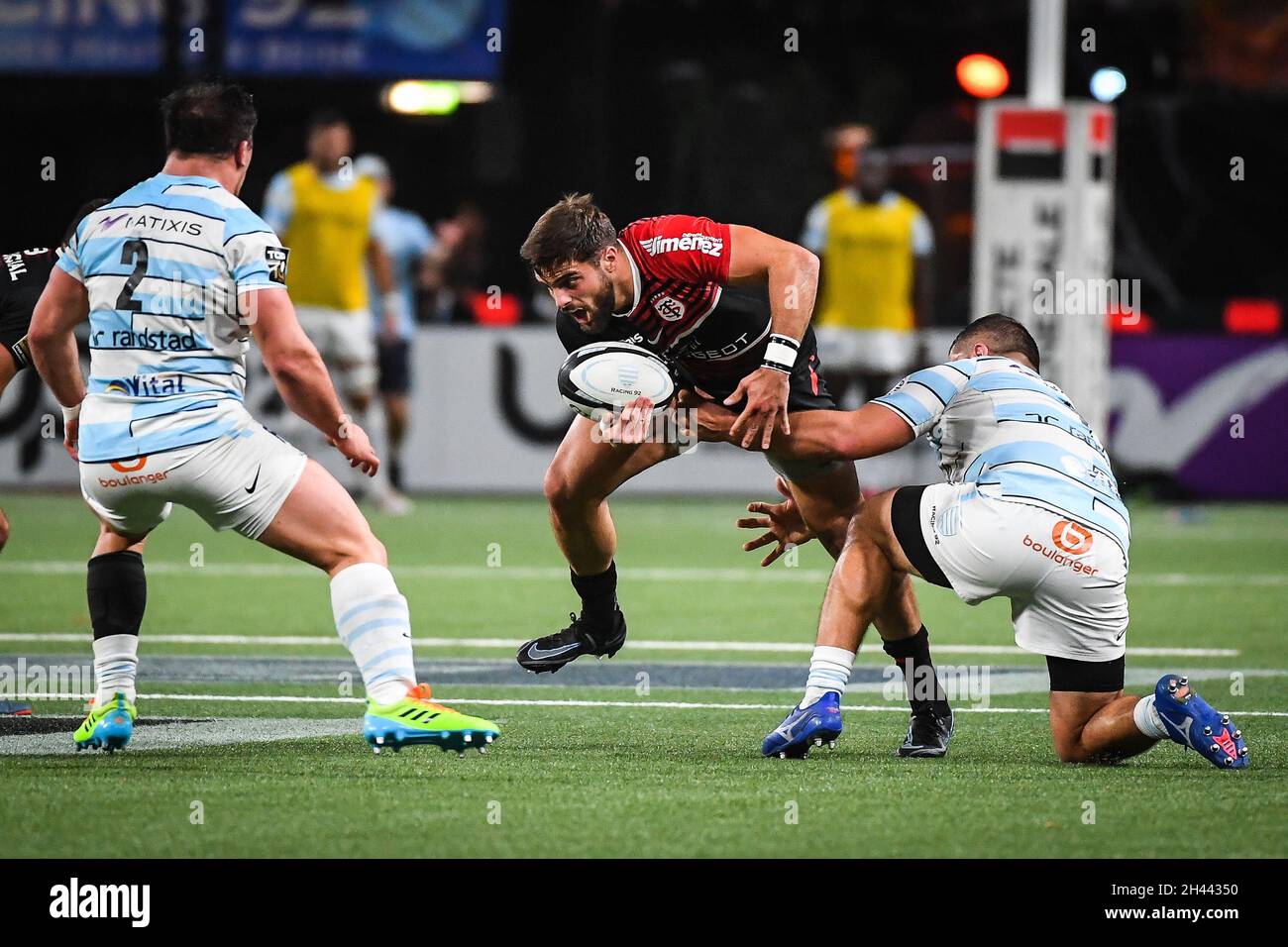 Lucas TAUZIN of Toulouse during the French championship Top 14 rugby union  match between Racing 92