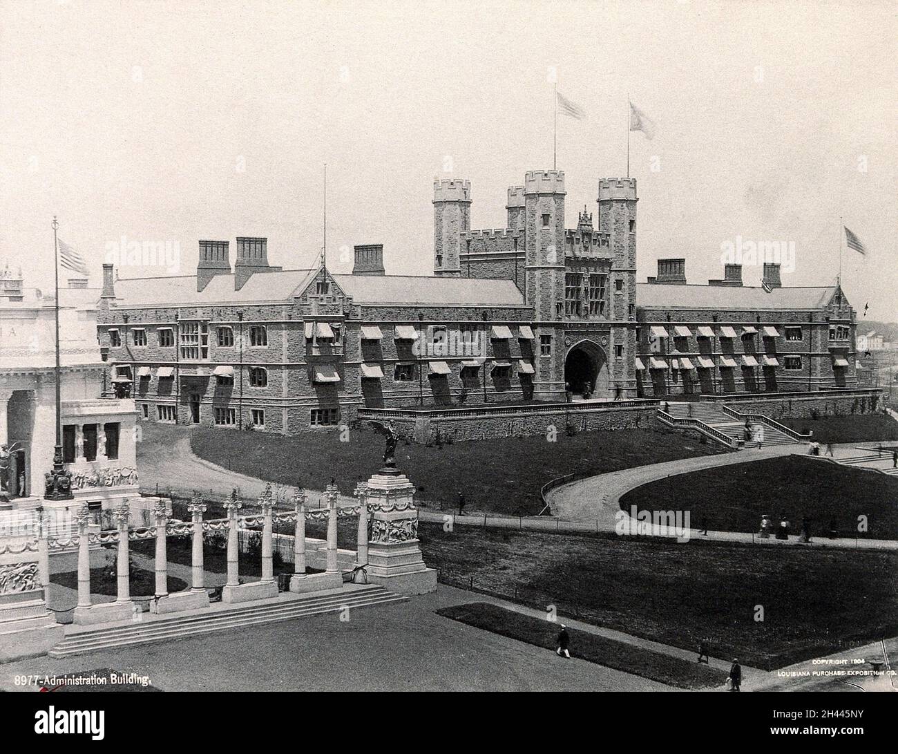 The 1904 World's Fair, St. Louis, Missouri the Administration building