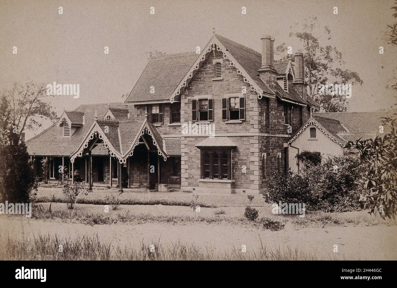 South Africa Government House at Maritzburg. 1896 Stock Photo Alamy
