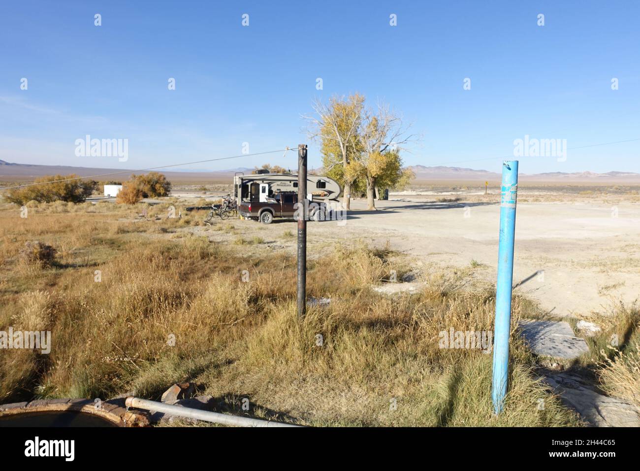 Around Alkali Flat Hot Spring in central Nevada Stock Photo Alamy