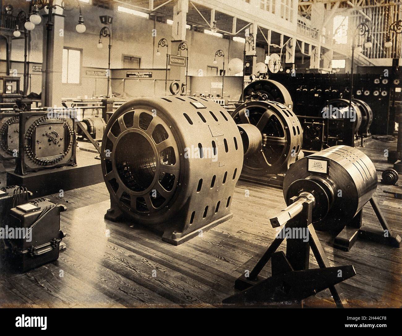 The 1904 World's Fair, St. Louis, Missouri electrical generators