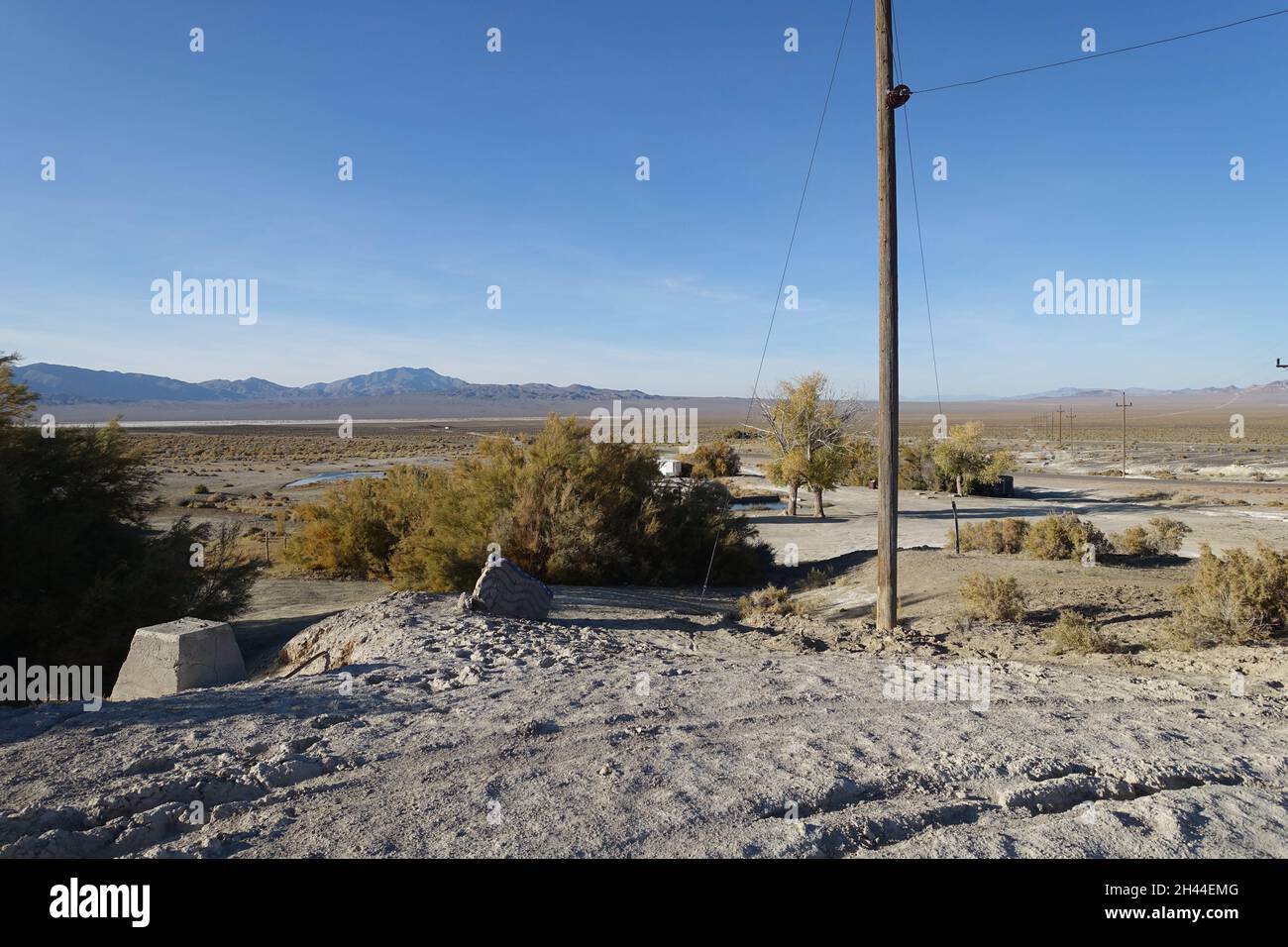 Around Alkali Flat Hot Spring in central Nevada Stock Photo Alamy