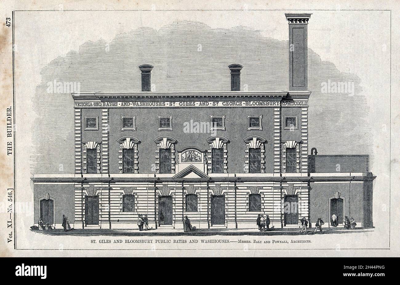 Public baths and washhouses for the adjacent parishes of Saint Giles