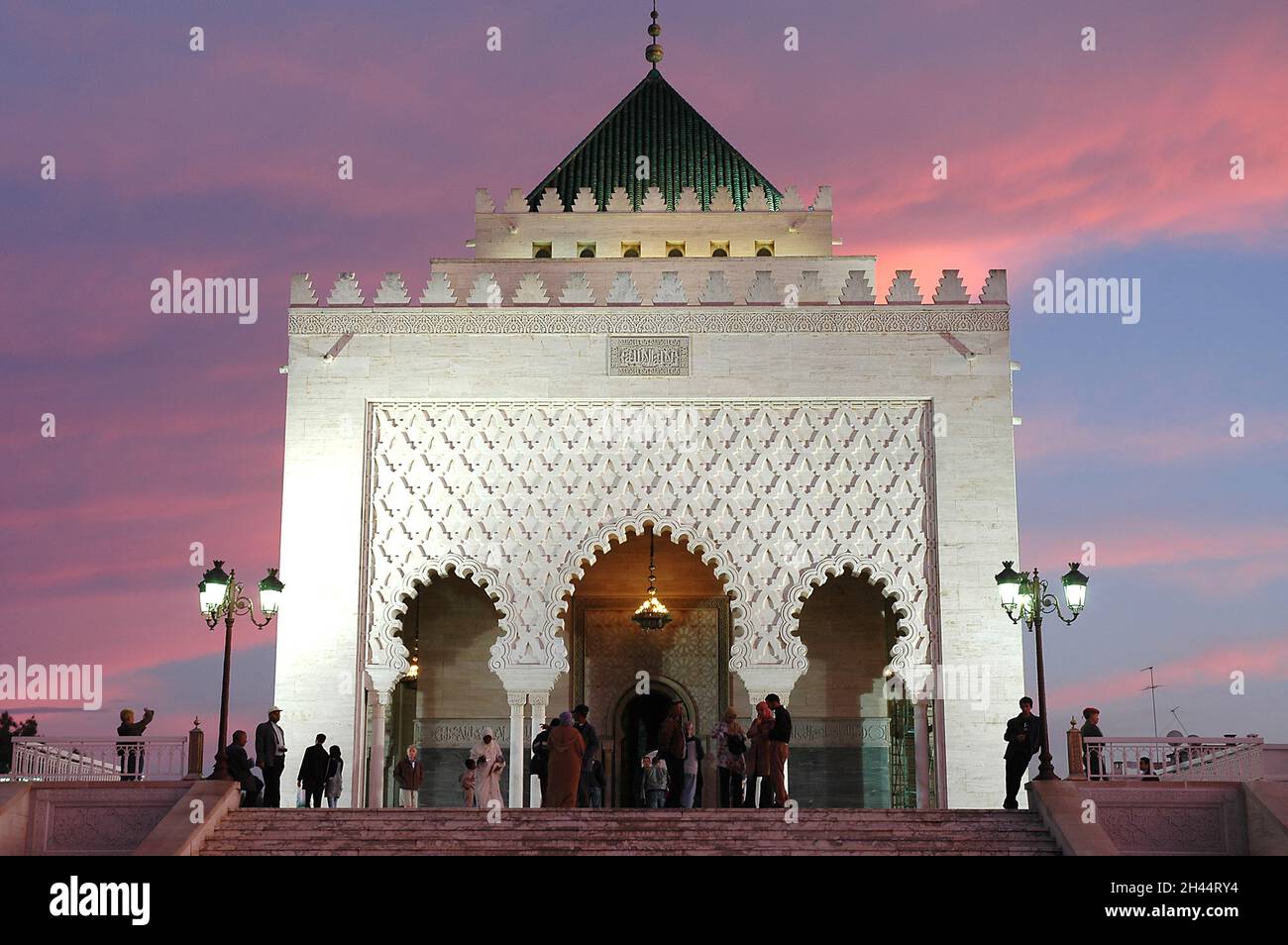 Mausoleum Of Mohammed V In Rabat In Morocco Stock Photo - Alamy